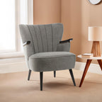 Grey Fabric Armchair | Hampstead