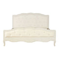 White Super Kingsize Bed | Loire
