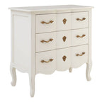 3 Drawer White Chest | Loire