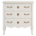 3 Drawer White Chest | Loire