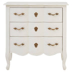 3 Drawer White Chest | Loire