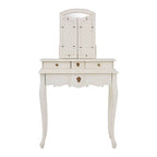 White Dressing Table with Adjustable Mirror | Loire