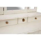 White Dressing Table with Adjustable Mirror | Loire