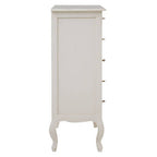 5 Drawer White Chest | Loire