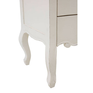 5 Drawer White Chest | Loire