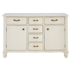 6 Drawer White Sideboard | Loire