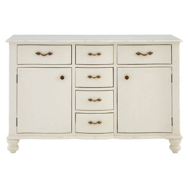 6 Drawer White Sideboard | Loire