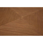 Black and Natural Wooden Coffee Table with 1 Slim Storage Drawer | Loire