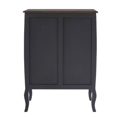 4 Drawer Dark Grey Chest | Loire