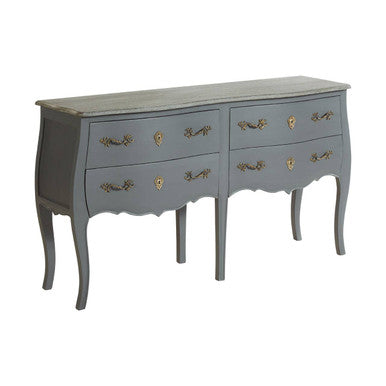 Grey 4 Drawer Sideboard | Loire