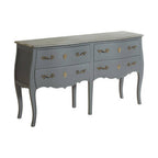 Grey 4 Drawer Sideboard | Loire