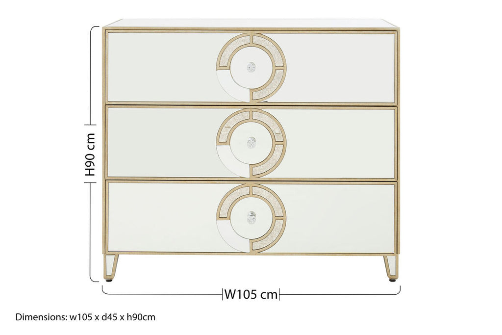 3 Drawer Unit | Knightsbridge