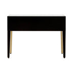 Mirrored Glass Console Table with Five Drawers and Crystal Style Knobs | Knightsbridge