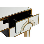 Mirrored Glass Console Table with Five Drawers and Crystal Style Knobs | Knightsbridge