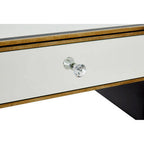 Mirrored Glass Console Table with Five Drawers and Crystal Style Knobs | Knightsbridge