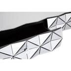 Silve Rectangular Coffee Table with Smoked Glass Detail | Soho