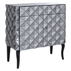 2 Door Silver Finish Sideboard | Soho