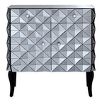 2 Door Silver Finish Sideboard | Soho