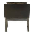 Dark Brown Leather Lounge Chair | Hoxton