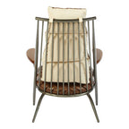 Genuine Brown Leather Chair | Hoxton