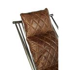 Genuine Brown Leather Chair | Hoxton