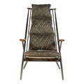 Genuine Grey Leather Chair | Hoxton