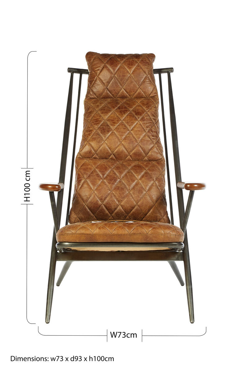 Light Brown Leather Chair | Hoxton