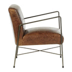 Brown Leather Lounge Chair | Hoxton
