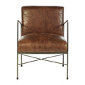 Brown Leather Lounge Chair | Hoxton