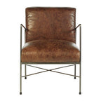 Brown Leather Lounge Chair | Hoxton