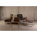Brown Leather Lounge Chair | Hoxton