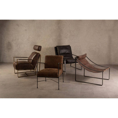 Brown Leather Lounge Chair | Hoxton