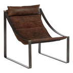 Brown Leather Sling Chair | Hoxton