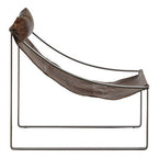 Brown Leather Sling Chair | Hoxton