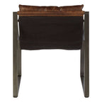 Brown Leather Sling Chair | Hoxton