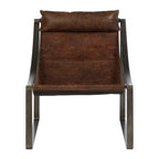 Brown Leather Sling Chair | Hoxton