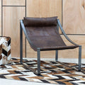 Brown Leather Sling Chair | Hoxton