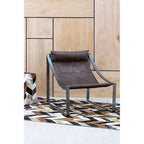 Brown Leather Sling Chair | Hoxton