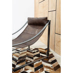 Brown Leather Sling Chair | Hoxton