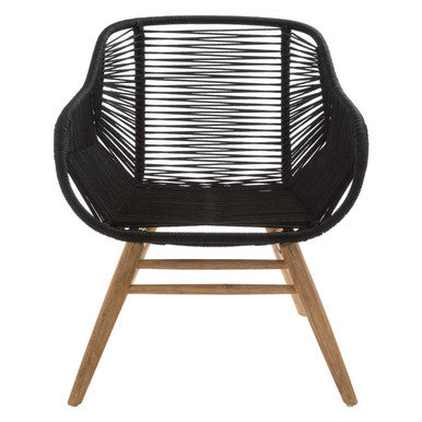 Black Rope Armchair | Sisal