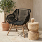 Black Rope Armchair | Sisal