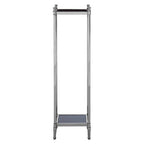 Black Mirrored Glass and Nickel Finish Plant Stand | Hoffmann