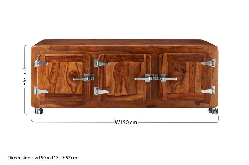 Tropical Rosewood Low Sideboard | Marwar