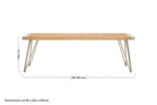 Slatted Teak Wood Bench | Nandri
