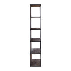 5 Tier Recycled Elm Wood Shelf Unit | Midas