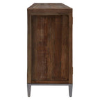 Recycled Elm Wood 4 Door Sideboard | Midas