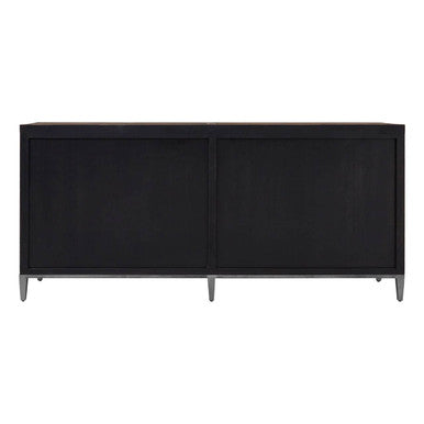 Recycled Elm Wood 4 Door Sideboard | Midas