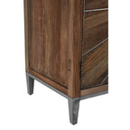 Recycled Elm Wood 4 Door Sideboard | Midas