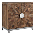 Large Recycled Elm Wood 2 Door Cabinet | Midas