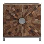 Large Recycled Elm Wood 2 Door Cabinet | Midas